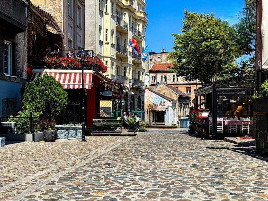 Ferienwohnung Scadarlija Vintage Old Town Renovated Belgrad Exterior foto